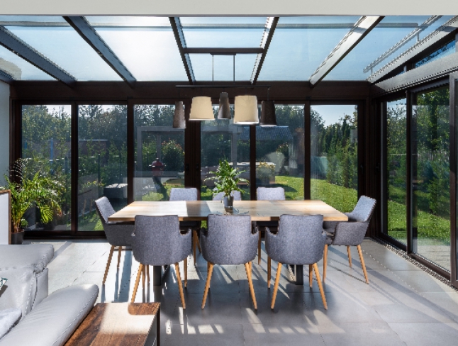 hőszigetelt lakótélikert