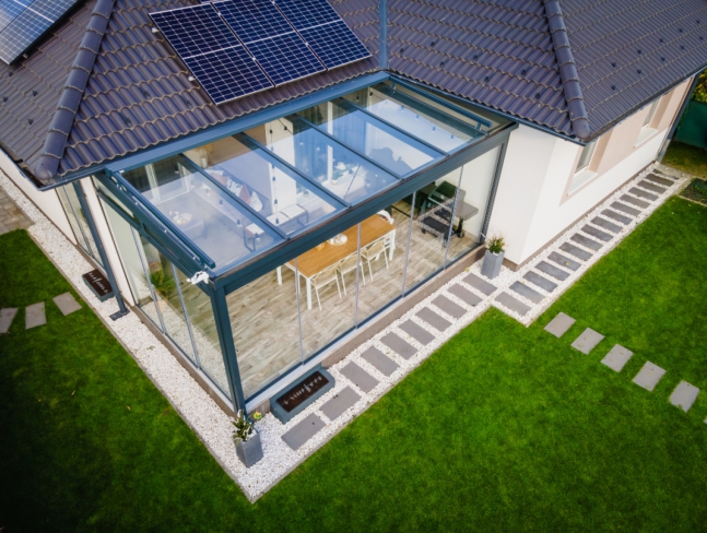 egyedi télikert tervezés