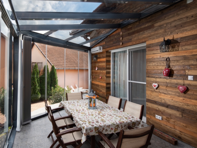 karácsony a télikertben